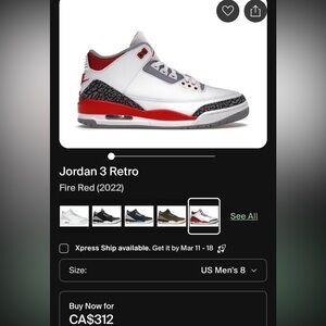 NEW Retro Air Jordan 3